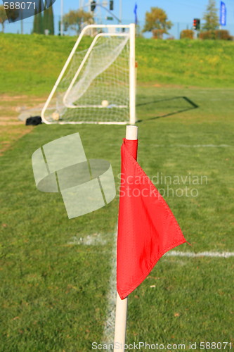 Image of Soccer Field Corner Flag