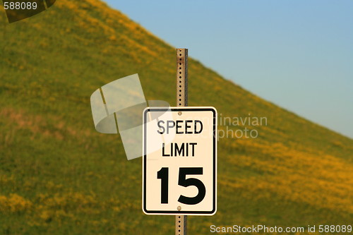 Image of Speed Limit Road Sign