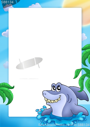 Image of Frame with shark