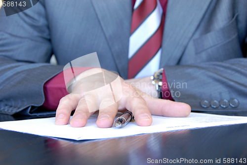 Image of Signing hand