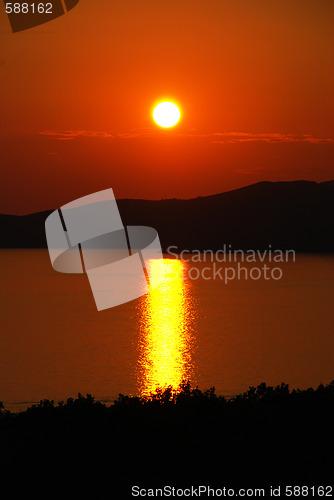 Image of Orange sunset