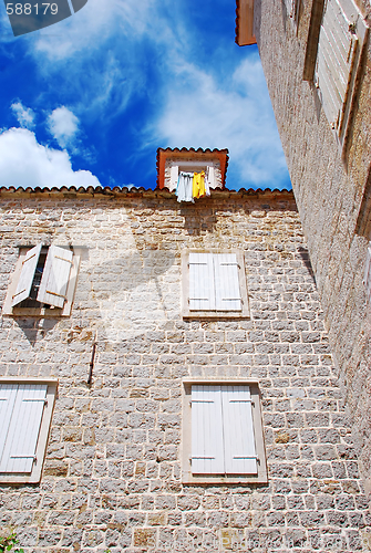 Image of Old stone town in Montenegro - Budva