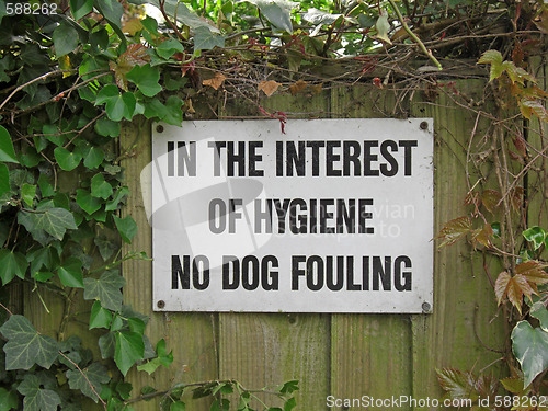 Image of Dog fouling sign