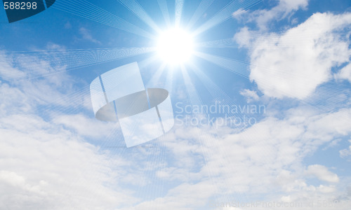 Image of sun and sky