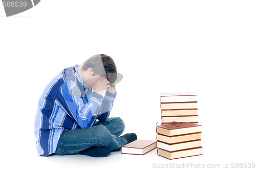 Image of Teenager schoolboy