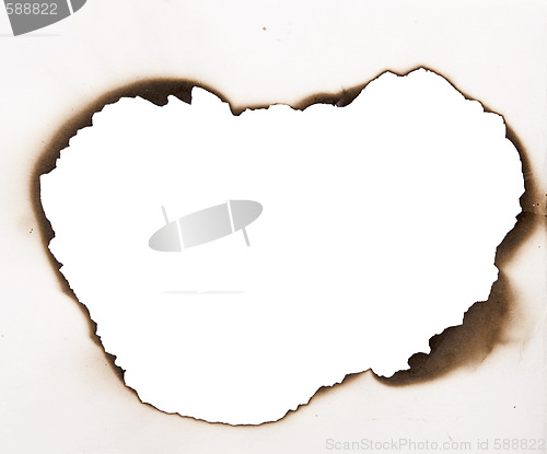 Image of burnt frame