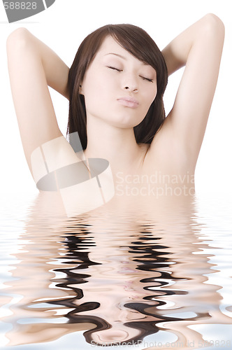 Image of relaxing woman