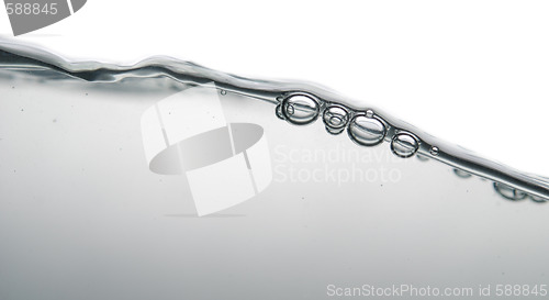 Image of wave and bubbles