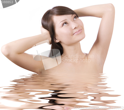Image of relaxing woman