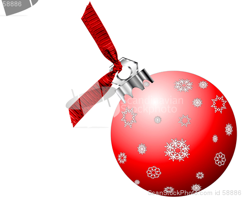 Image of Red Christmas Ornament