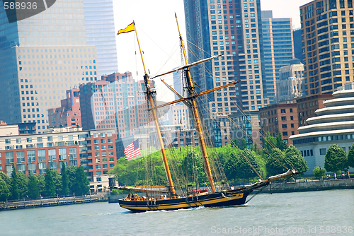 Image of Sailing ship in New York