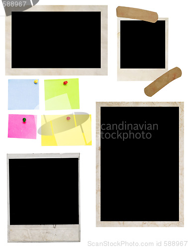 Image of polaroids and photo frames
