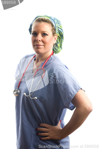 Image of nurse doctor with stethoscope