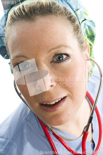 Image of nurse with stethoscope