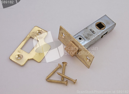 Image of Door lock.       