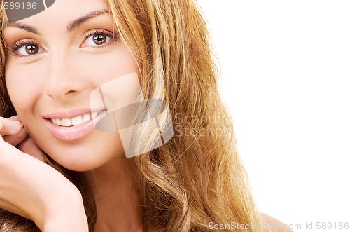 Image of healthy beautiful woman face