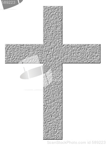 Image of 3D Stone Cross