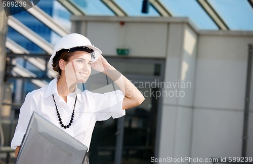 Image of happy contractor