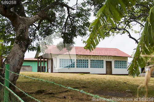 Image of architecture little corn island nicaragua