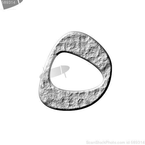 Image of 3D Stone Arab Number 5