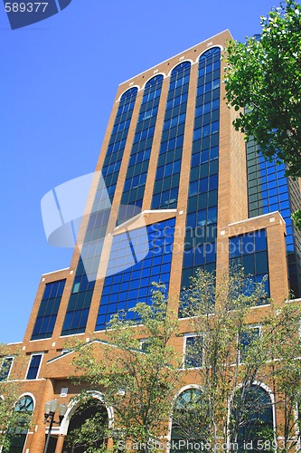 Image of Tall city building
