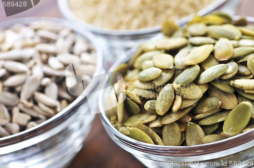 Image of Pumpkin sunflower and sesame seeds