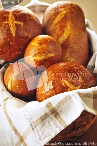 Image of Bread in basket