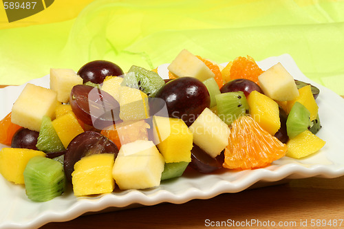 Image of Sliced fruits