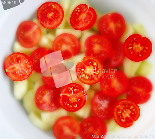 Image of Cherry tomatoes salad