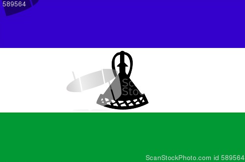 Image of Lesotho Flag