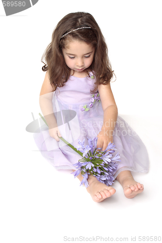 Image of Little girl playing