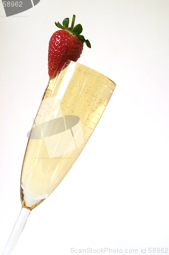 Image of Champagne and strawberry