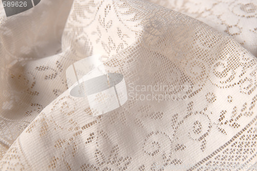 Image of beige lace backround