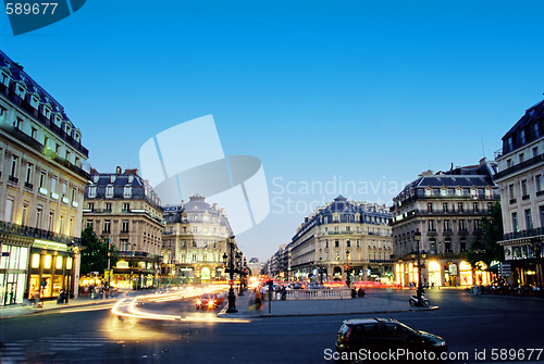 Image of Center of Paris in night