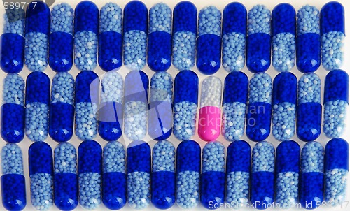 Image of Blue tablets