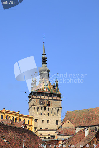 Image of Clock Tower-Sighisoara,Romania