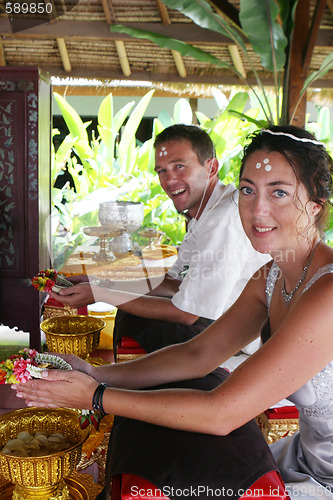 Image of Buddhist ceremony.