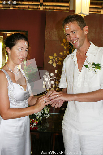 Image of Bride and groom.
