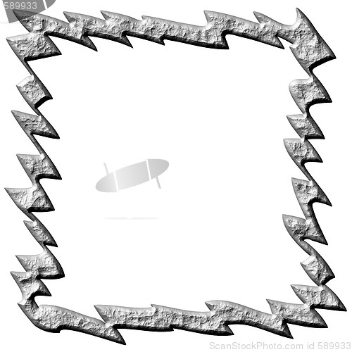 Image of 3D Abstract Stone Frame