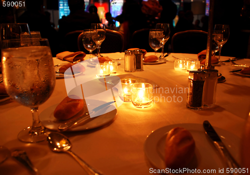 Image of Gala dinner table