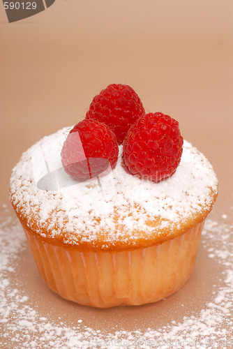 Image of Raspberry cupcake