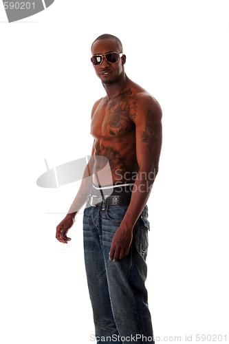 Image of Fit African man