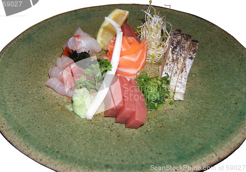 Image of sushi close view