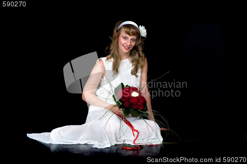 Image of Young bride portait