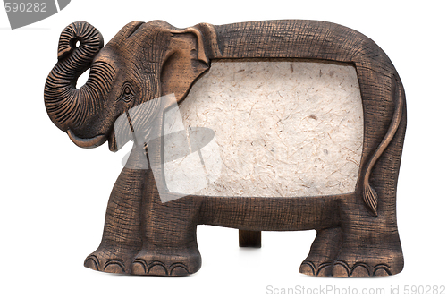 Image of Wooden elephant 