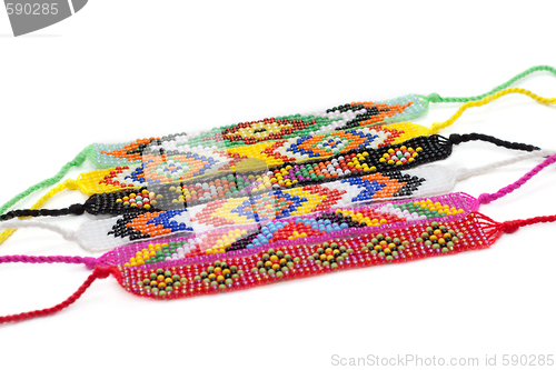 Image of Colour bracelets from beads