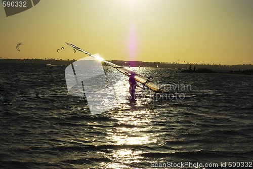 Image of windsurfer