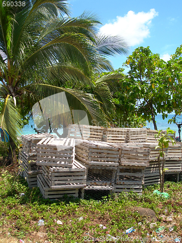 Image of lobster traps corn island nicaragua