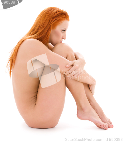 Image of healthy naked redhead