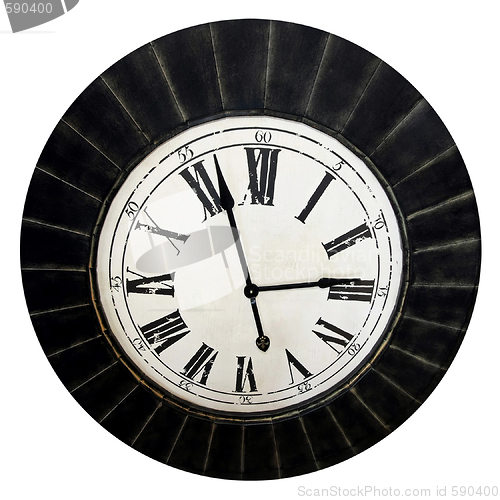 Image of Old clock isolated